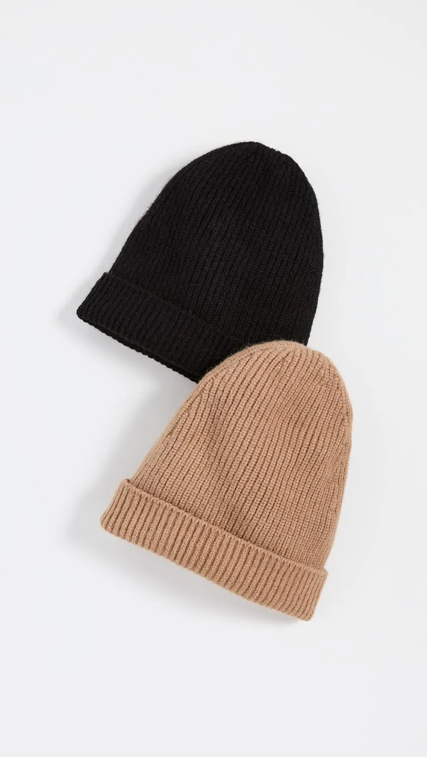 Clarissa Beanie in Noir