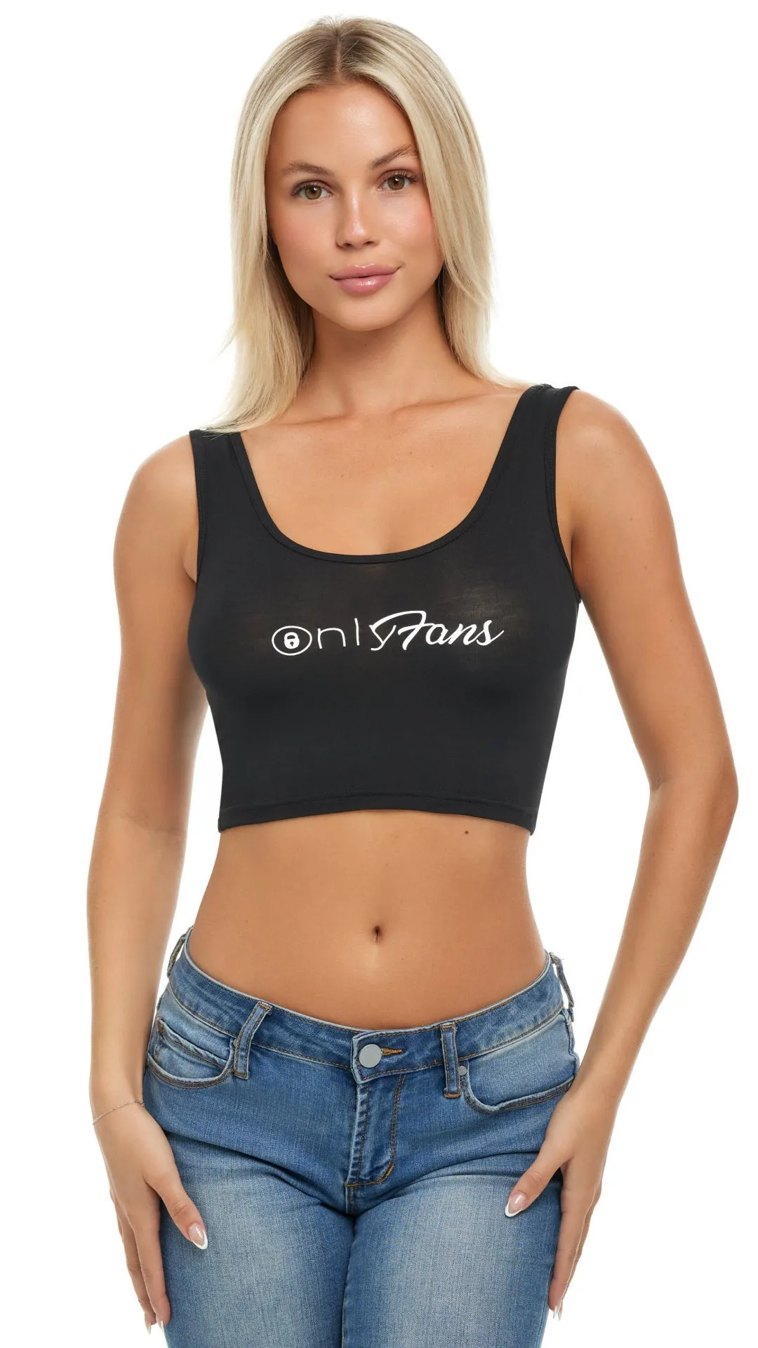 Classic Crop Tank - Black