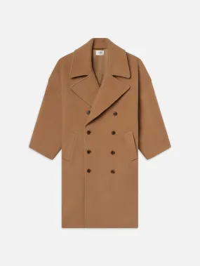 Cocoon Coat -- Camel