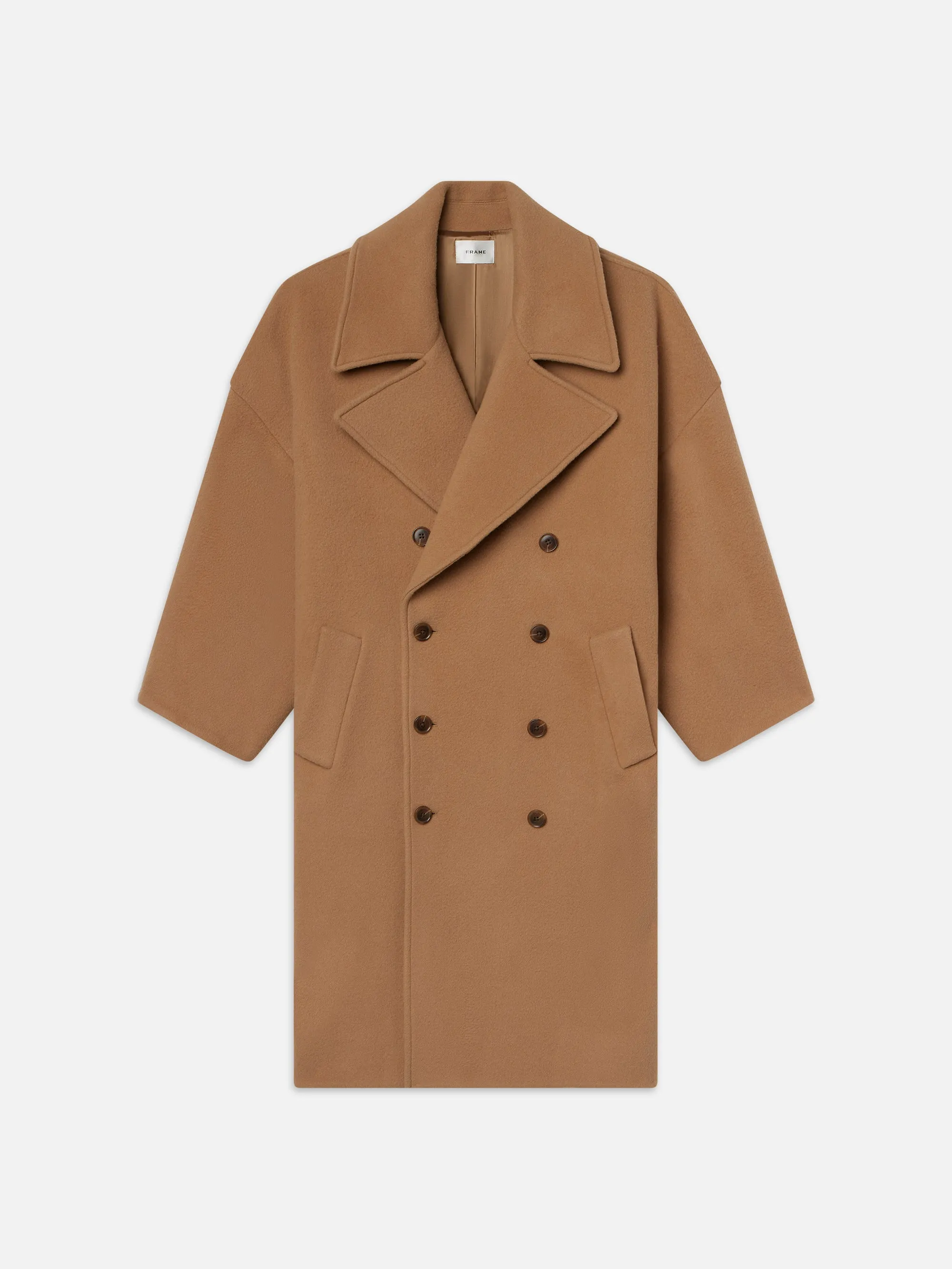 Cocoon Coat -- Camel