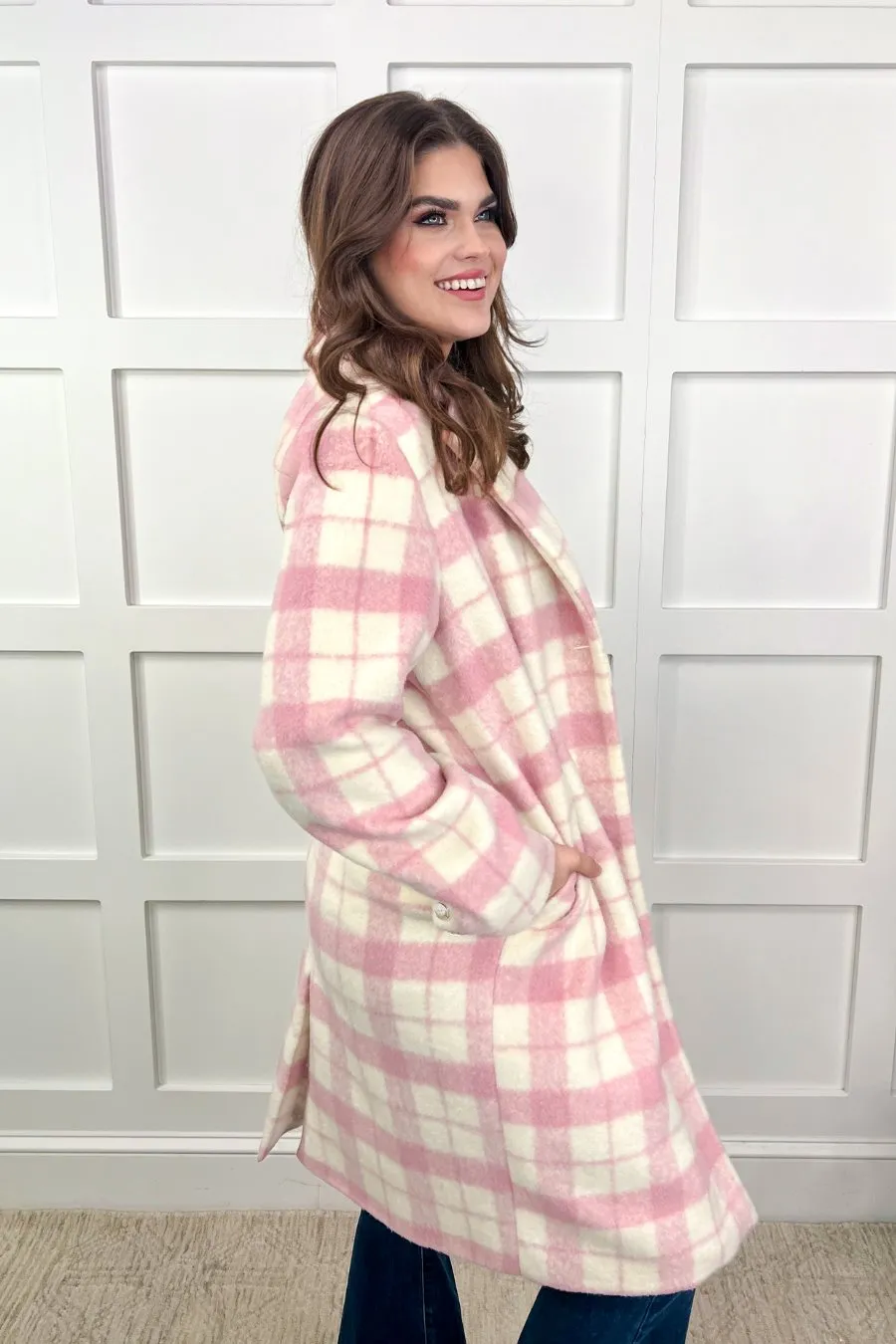 Cover Girl Plaid Coat