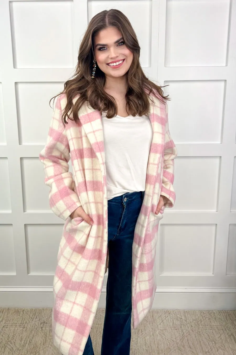 Cover Girl Plaid Coat