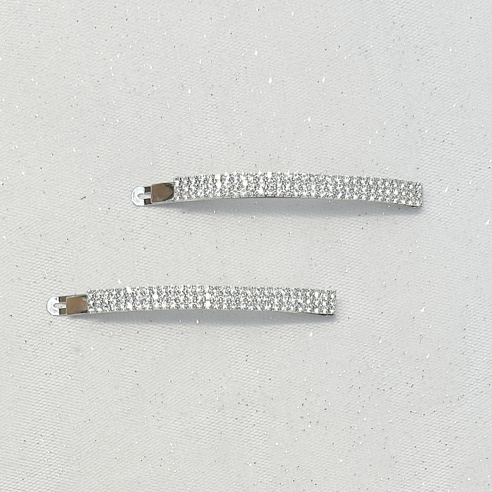 Diamante Hair Slides Large