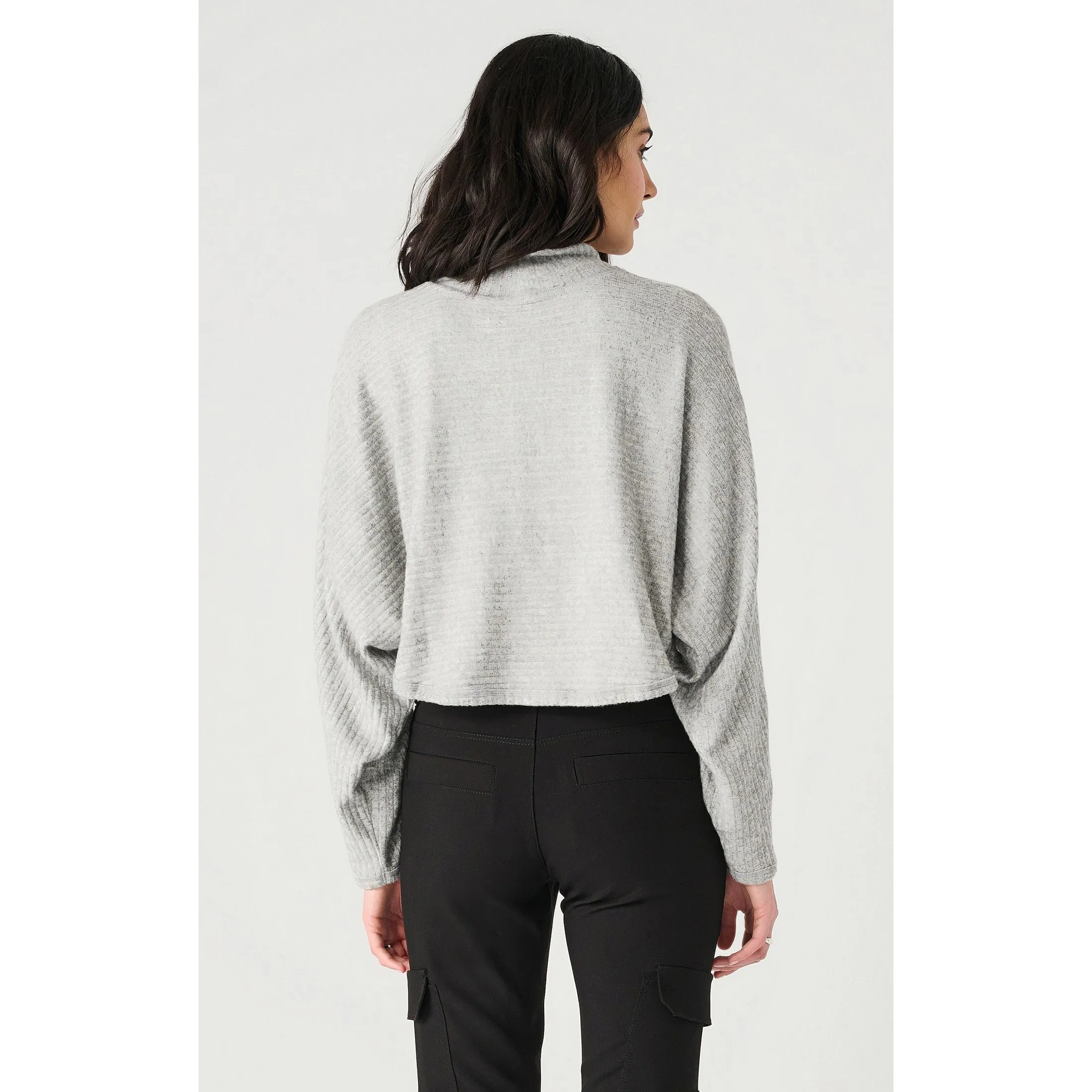 DOLMAN SLV SOFT RIBBED TURTLENECK