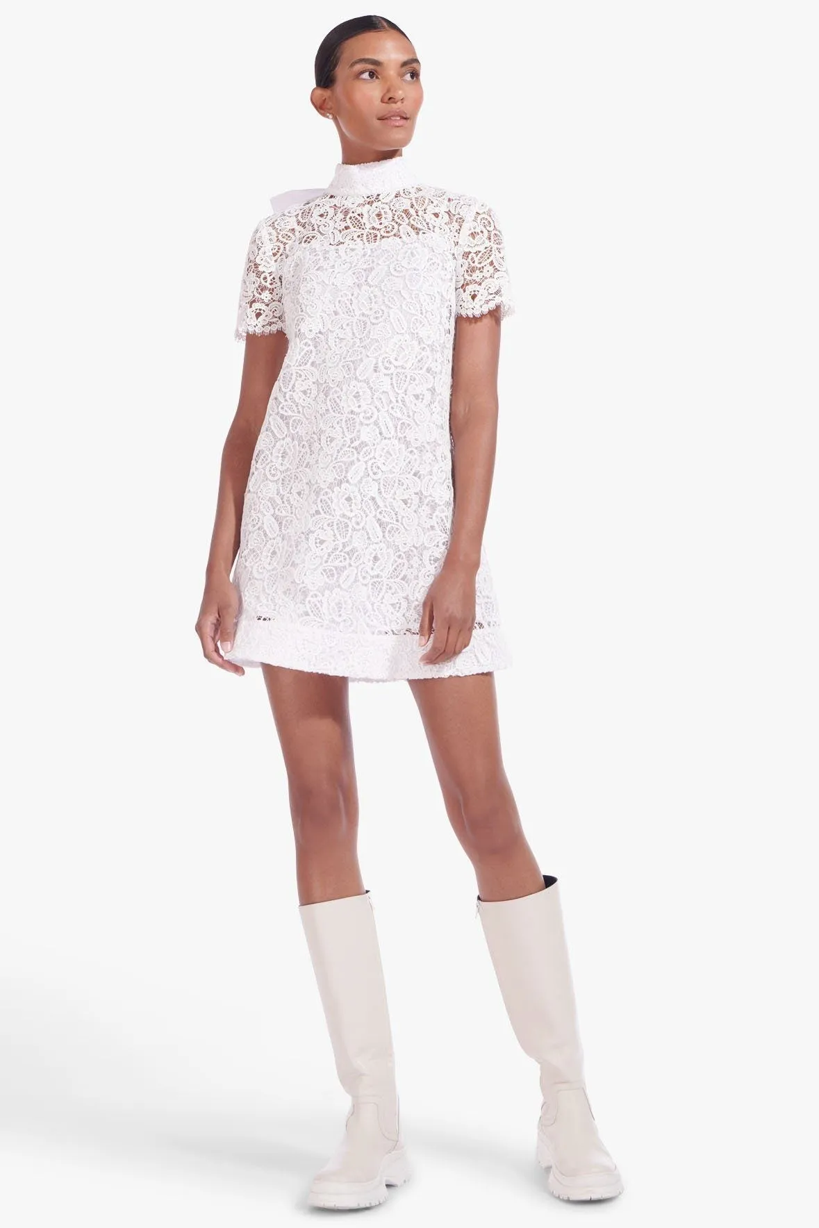 DORIS MINI DRESS | WHITE