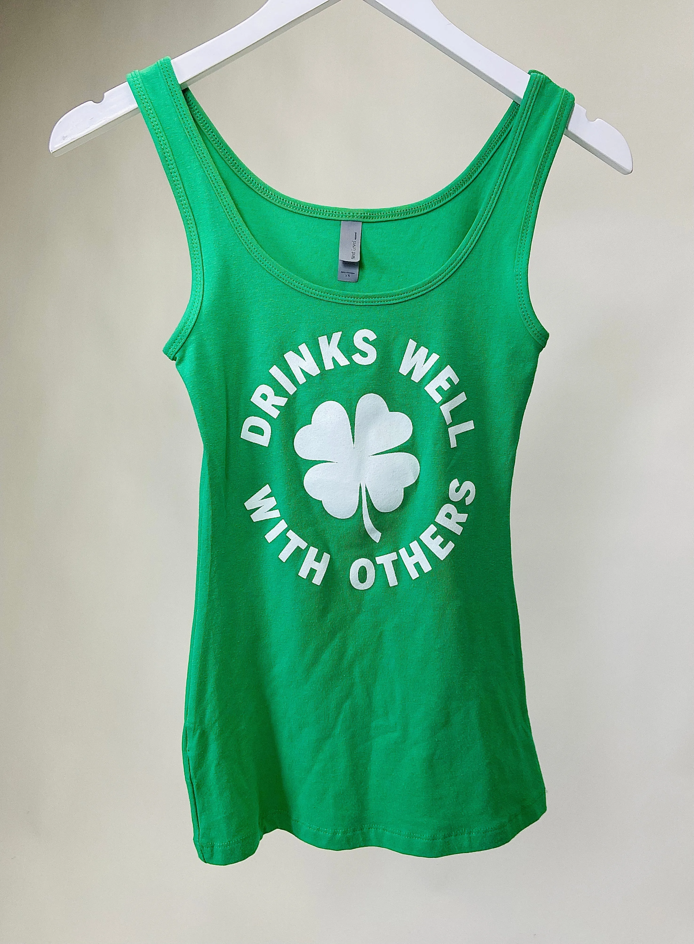 Drinks Well With Others Tank Green