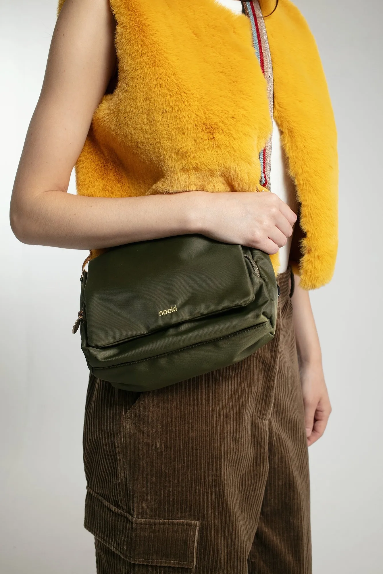 EDELWEISS GILET IN MUSTARD