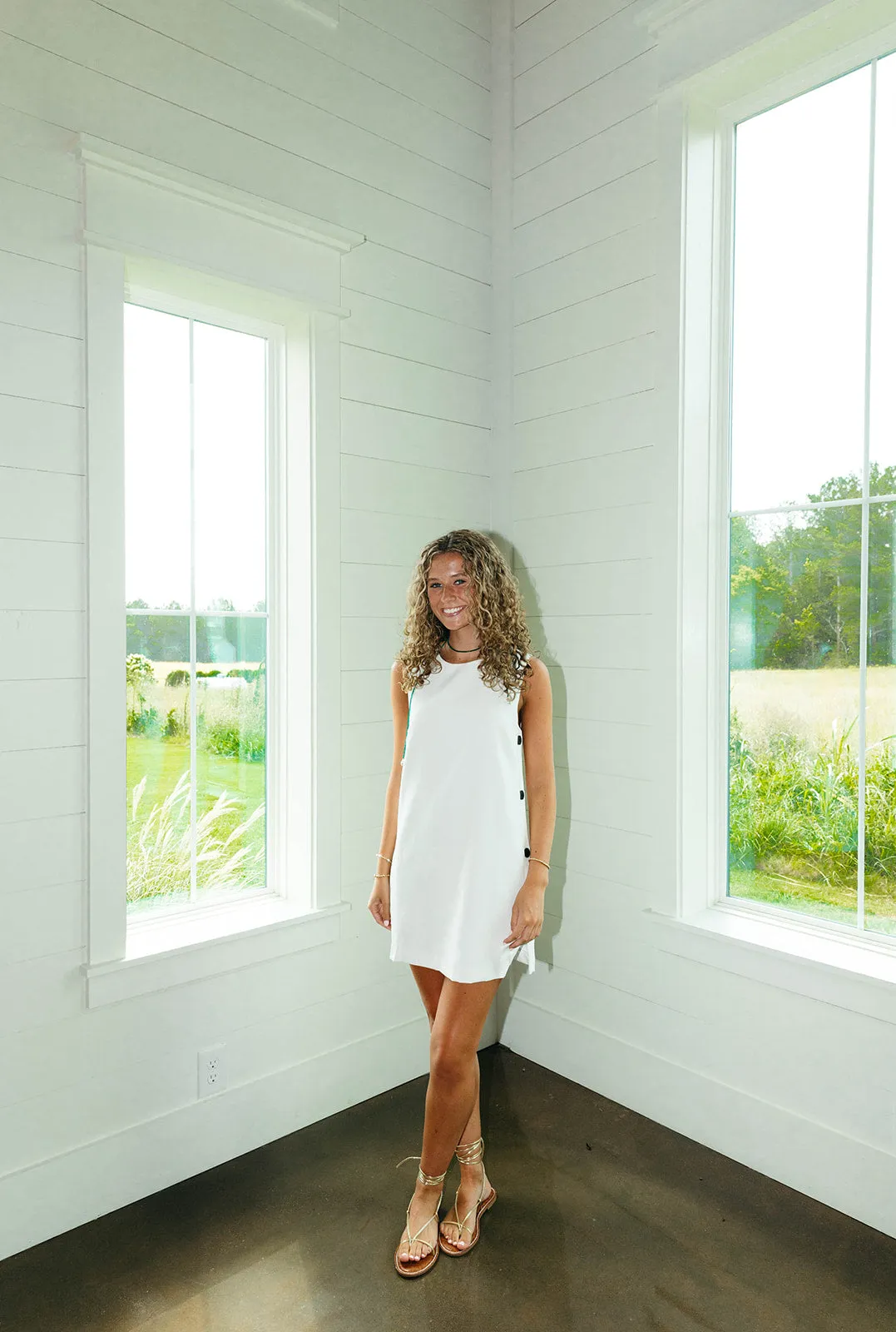 Elowen Mini Dress - Off White