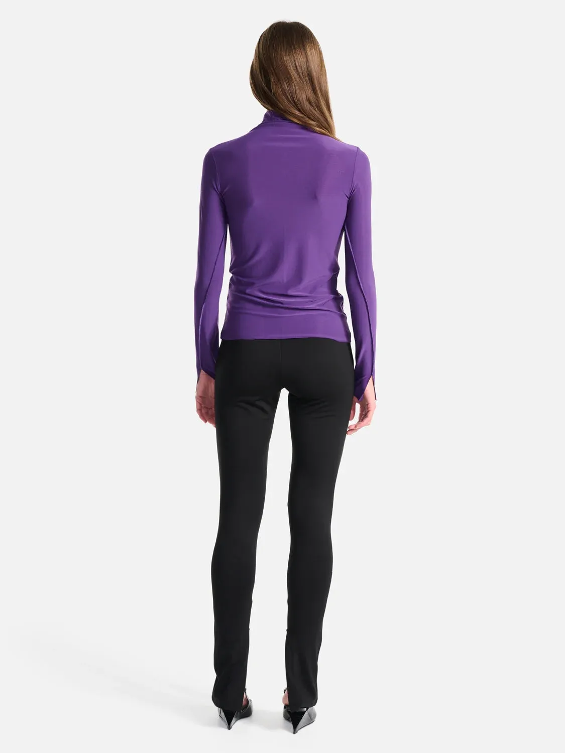 ENA PELLY FREYA LONG SLEEVE TOP IN MEADOW VIOLET