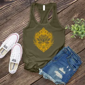 Fine Line Lotus Women's Tank Top