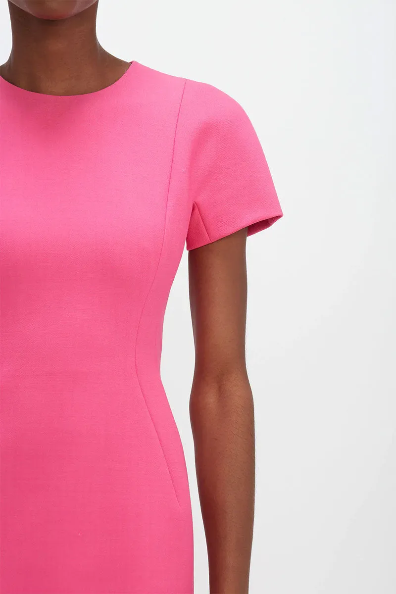 Fitted T-Shirt Knee-Length Dress