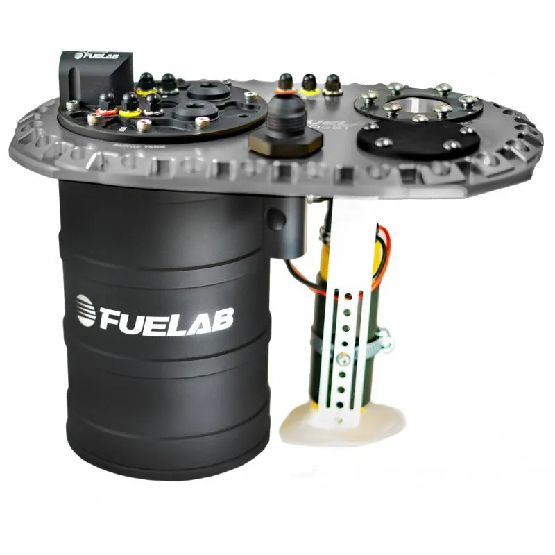 FUELAB 62713-1 Fuel System QSST Titanium with Lift Pump FUELAB 49614, Surge Tank Pump Dual FUELAB 49442