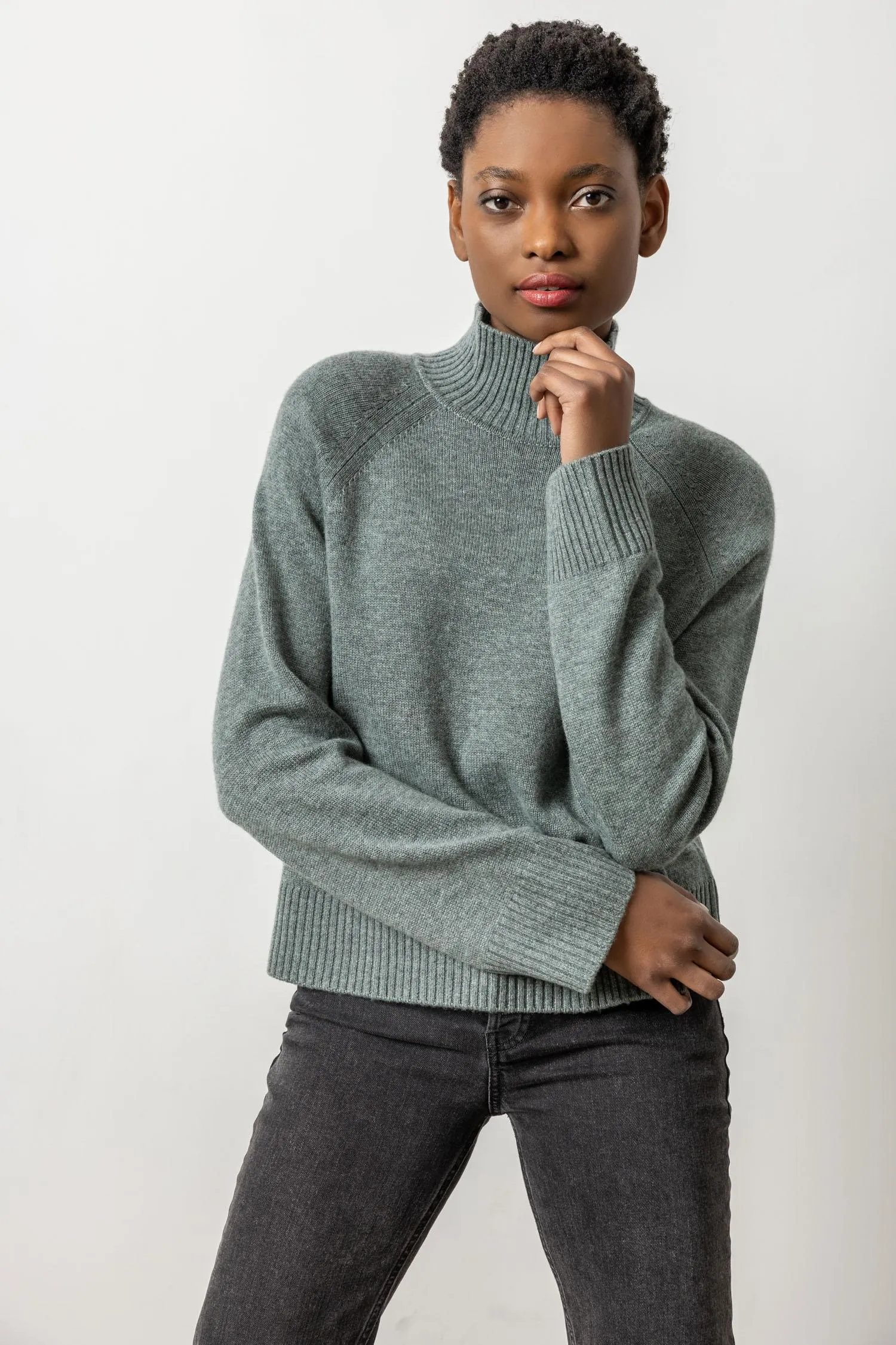 Full Sleeve Turtleneck Sweater