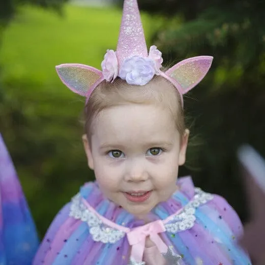 Great Pretenders Rainbow Unicorn Cape & Headband