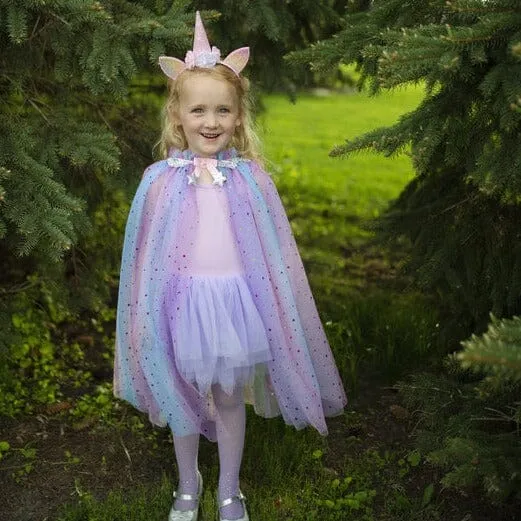 Great Pretenders Rainbow Unicorn Cape & Headband