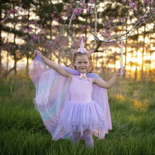 Great Pretenders Rainbow Unicorn Cape & Headband