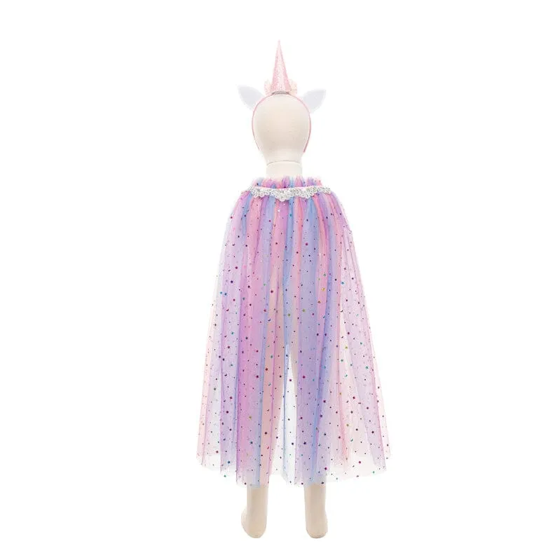 Great Pretenders Rainbow Unicorn Cape & Headband