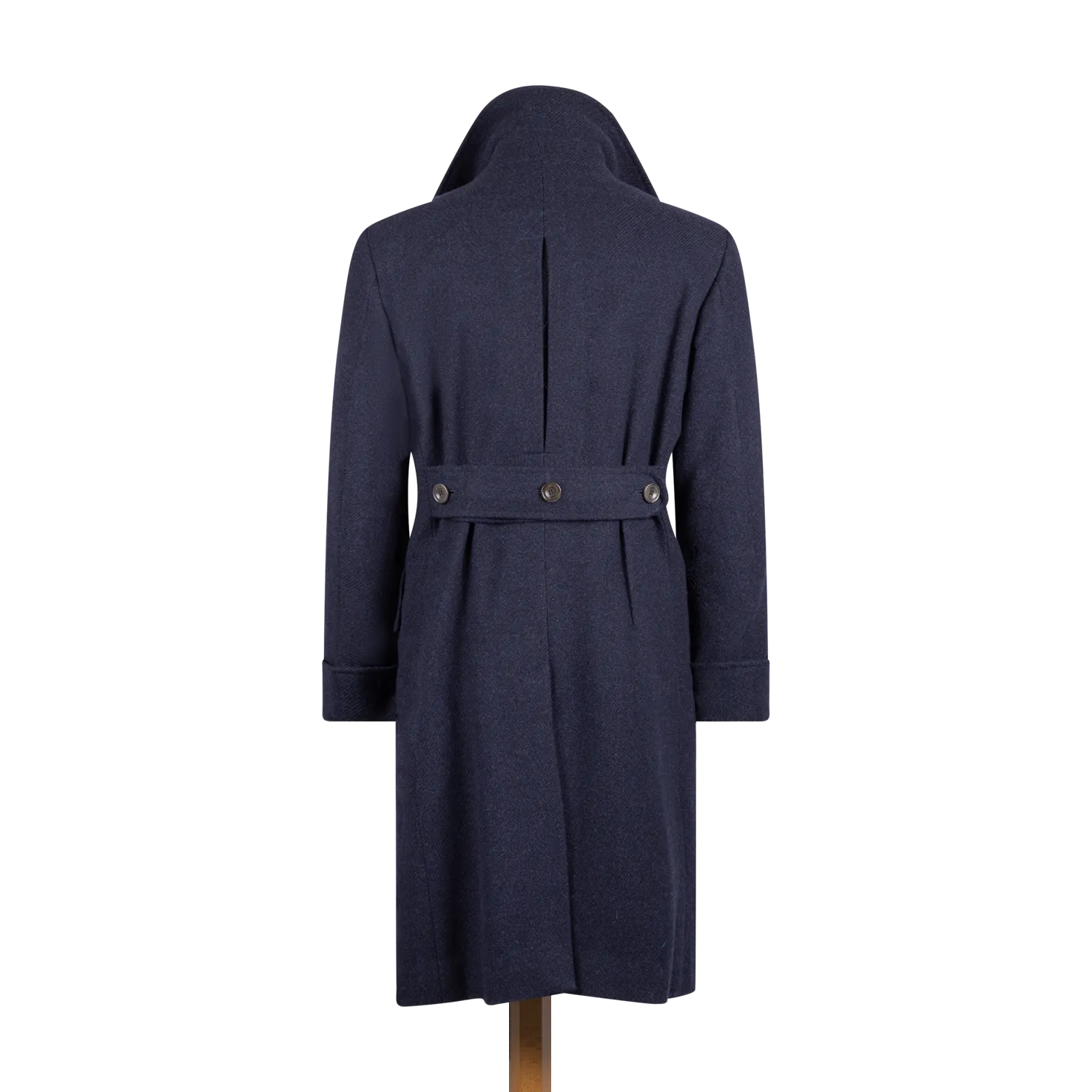 Greatcoat in Navy Twill Wool