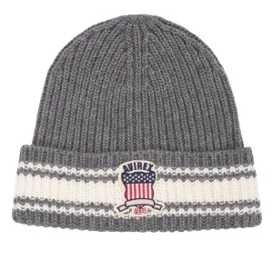 Icon Striped Beanie (Grey) - AVF23BA03GRY