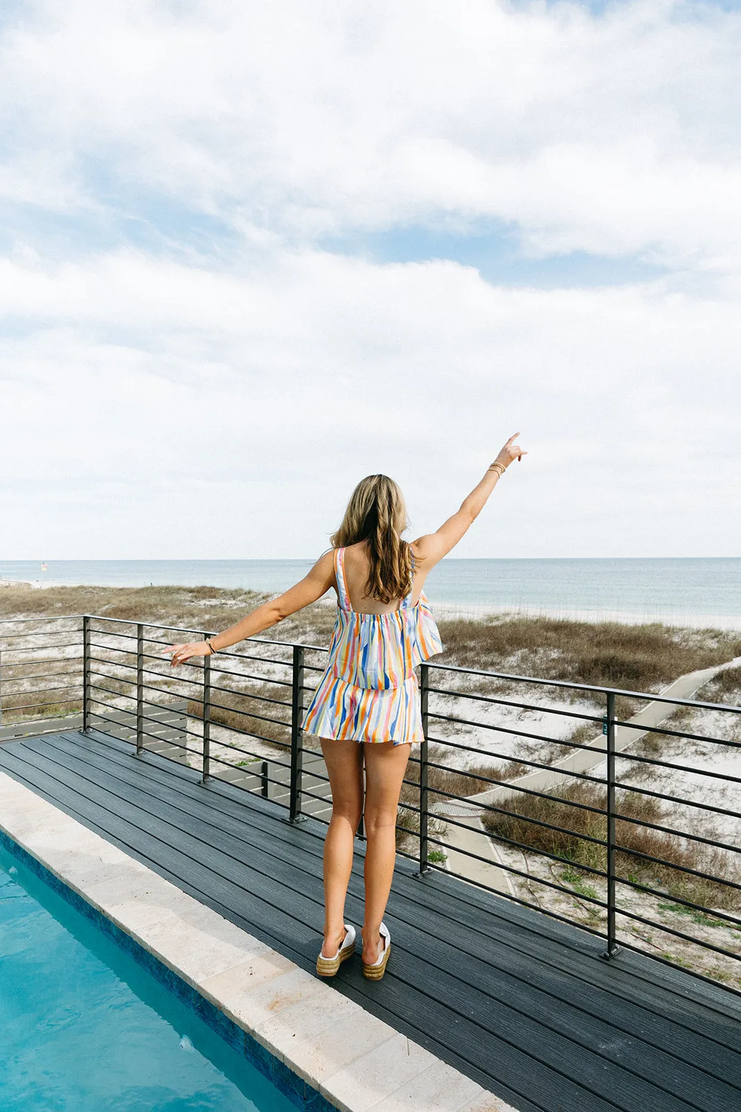 Jane Stripe Tank Top - Morocco Stripe