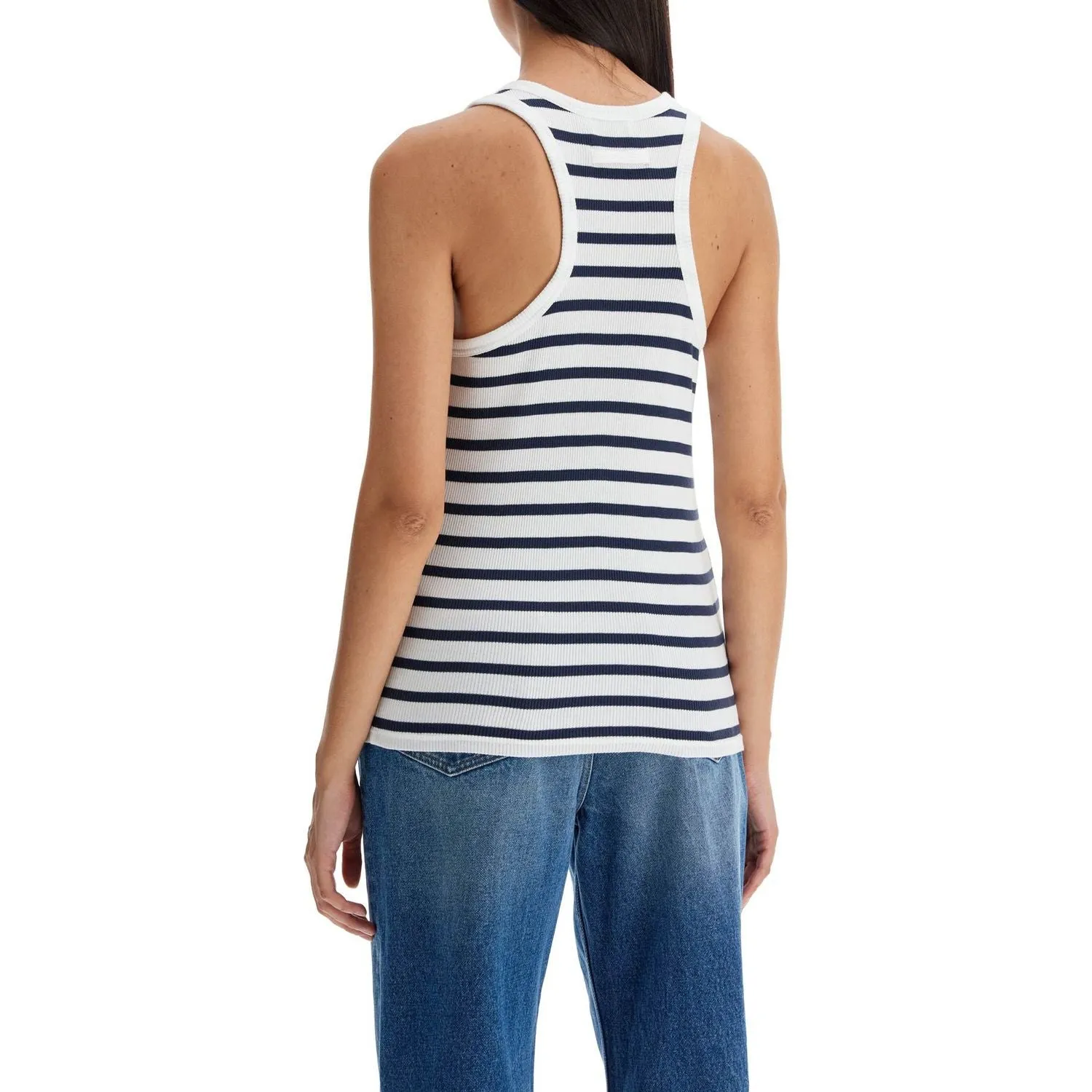 JEAN PAUL GAULTIER striped sailor tank top