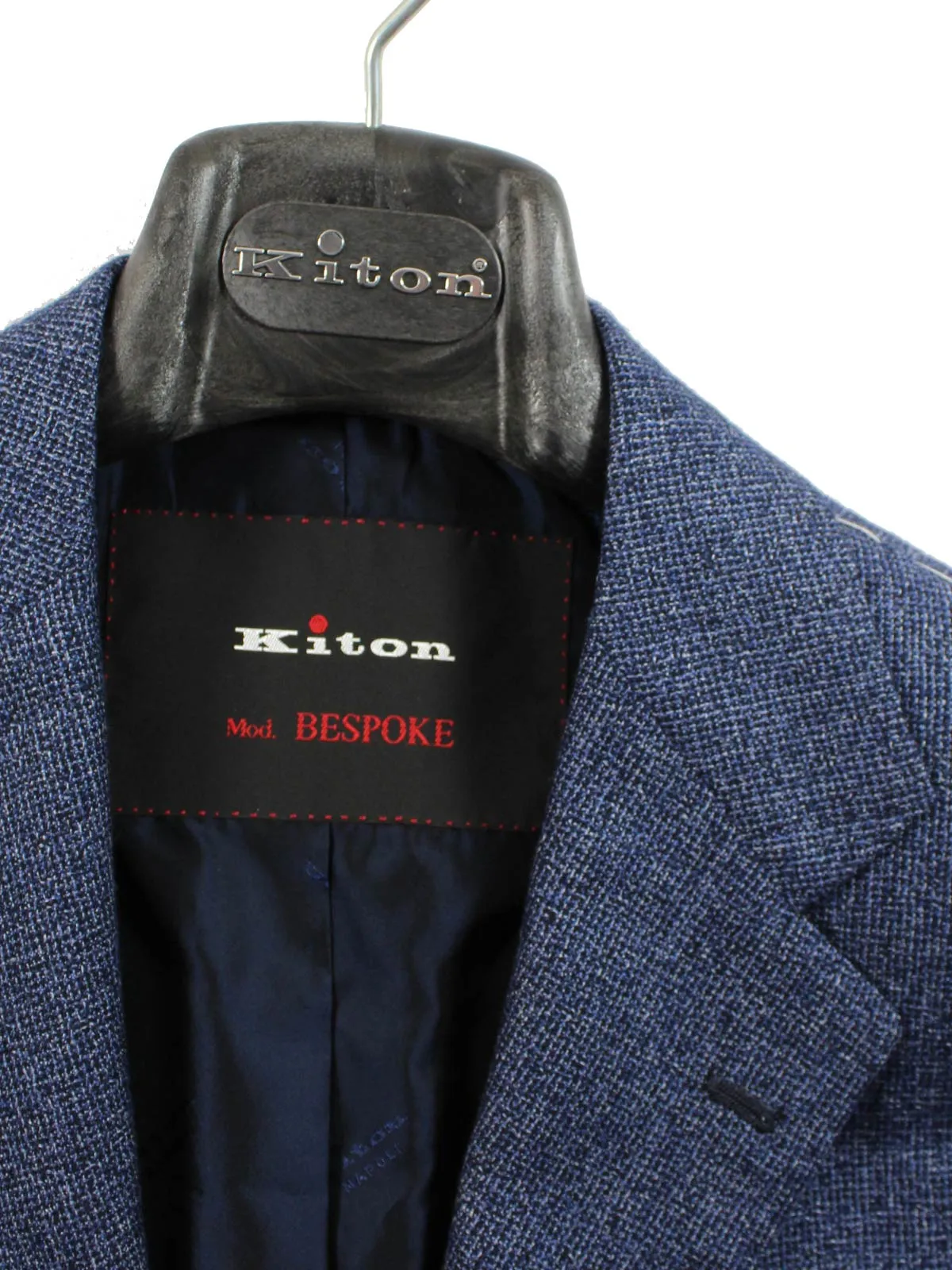 Kiton Cashmere Sport Coat Midnight Blue Bespoke Unlined Men Blazer EUR 56 - US 44 R SALE