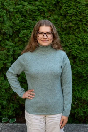 Ladies Cashmere Sweater: Turtleneck Loch Levin