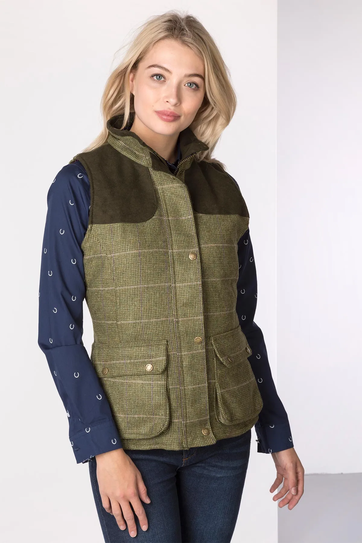 Ladies Tweed Gilet - Bramham II