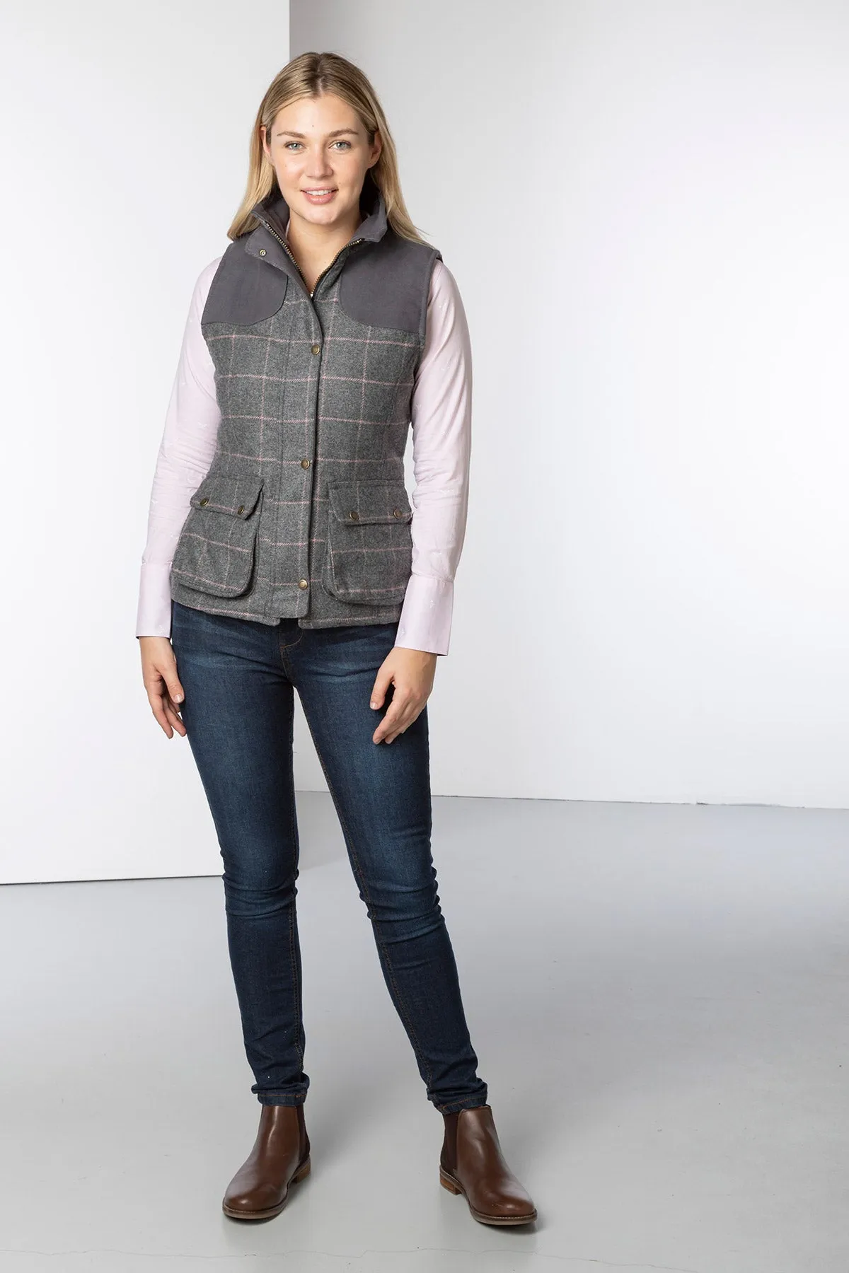 Ladies Tweed Gilet - Bramham II