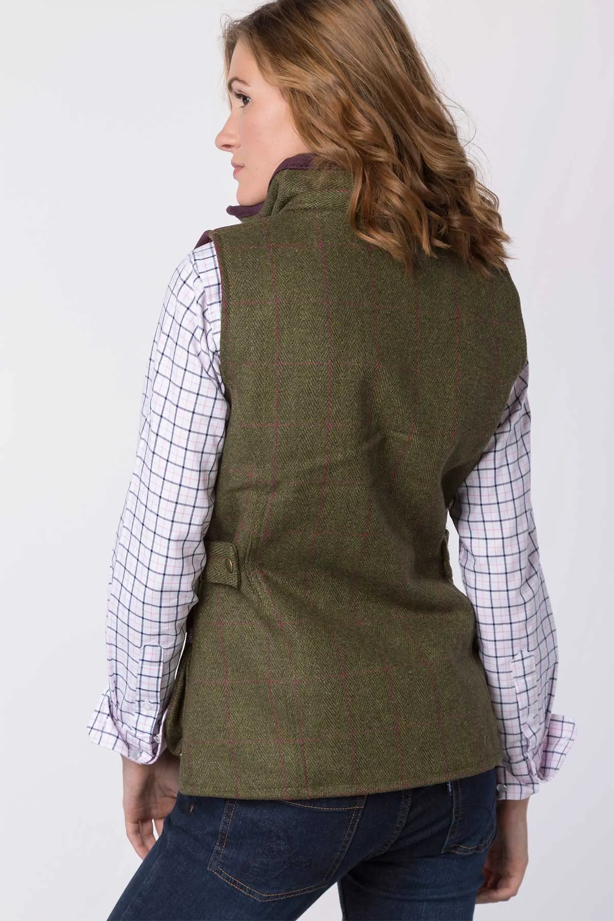 Ladies Tweed Gilet - Bramham