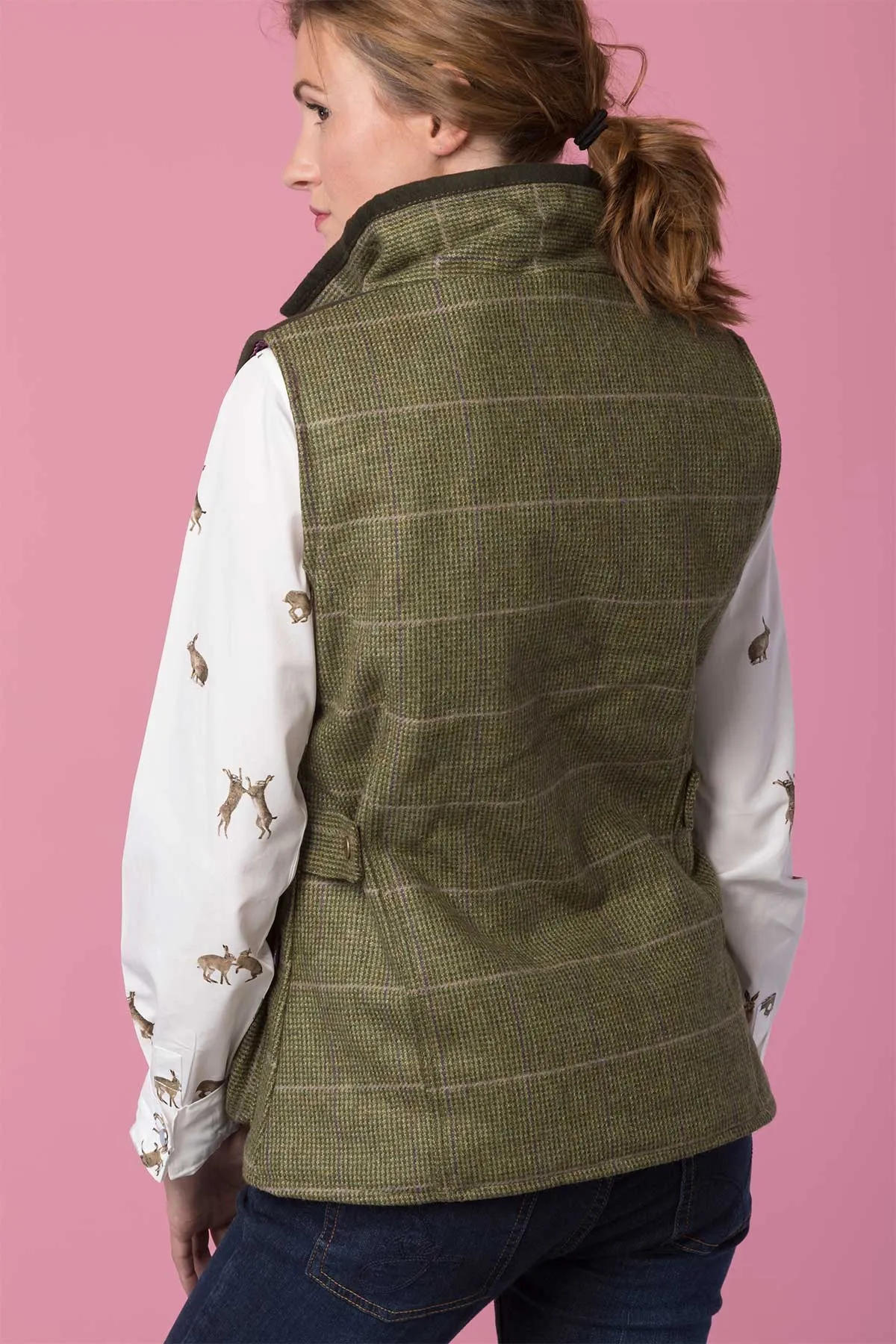 Ladies Tweed Gilet - Bramham