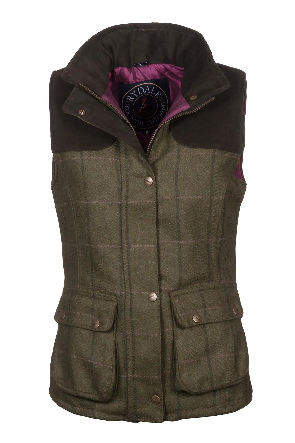 Ladies Tweed Gilet - Bramham