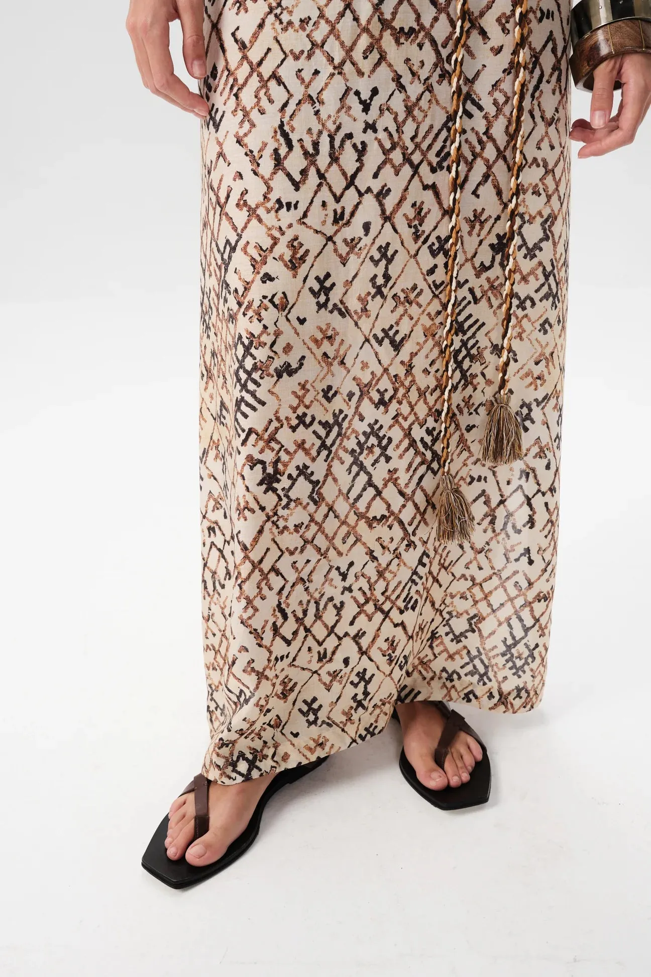 LAFINUR FENNY MAXI DRESS - ETHNIC TOBACCO