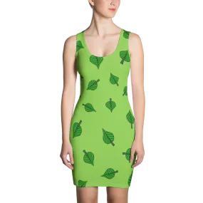 Leafy Women's Bodycon Tank Dress