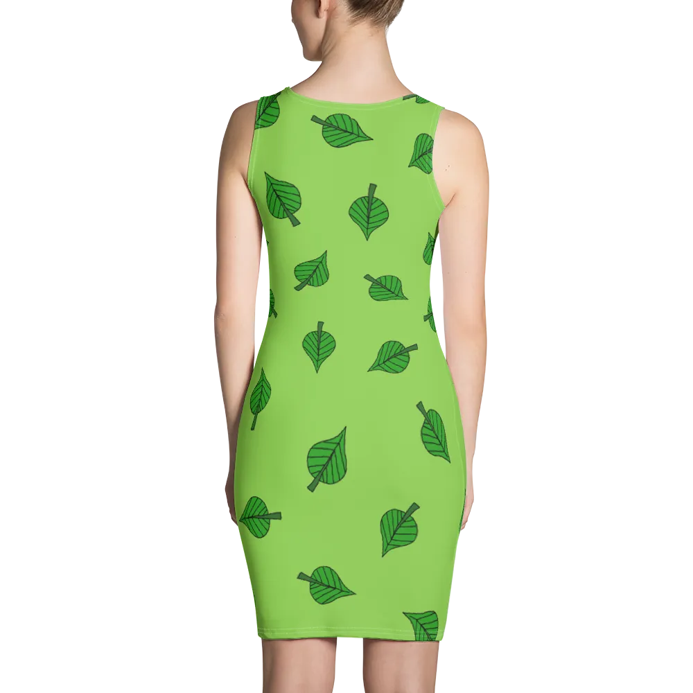 Leafy Women's Bodycon Tank Dress