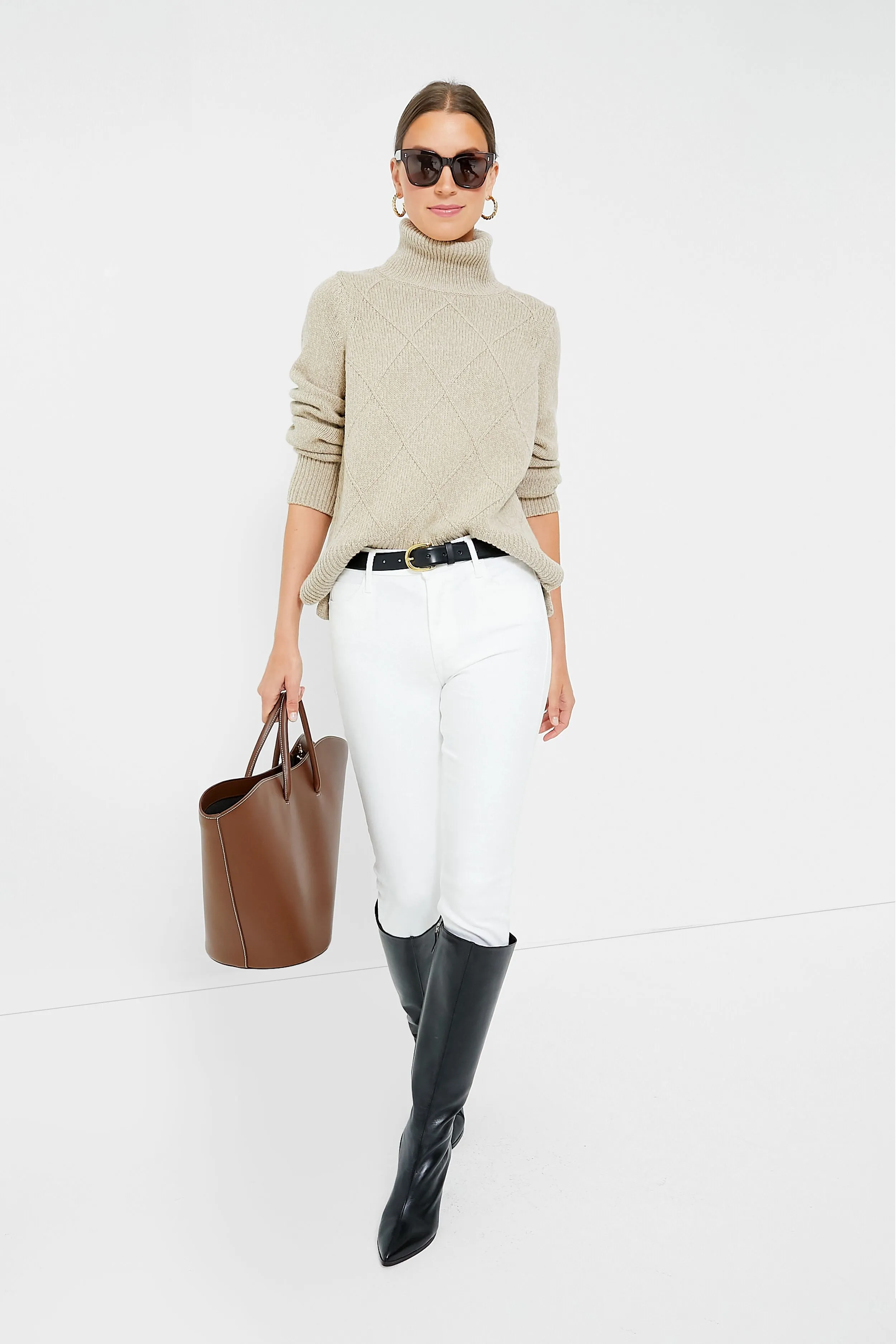 Light Fawn Laverne Knit Sweater