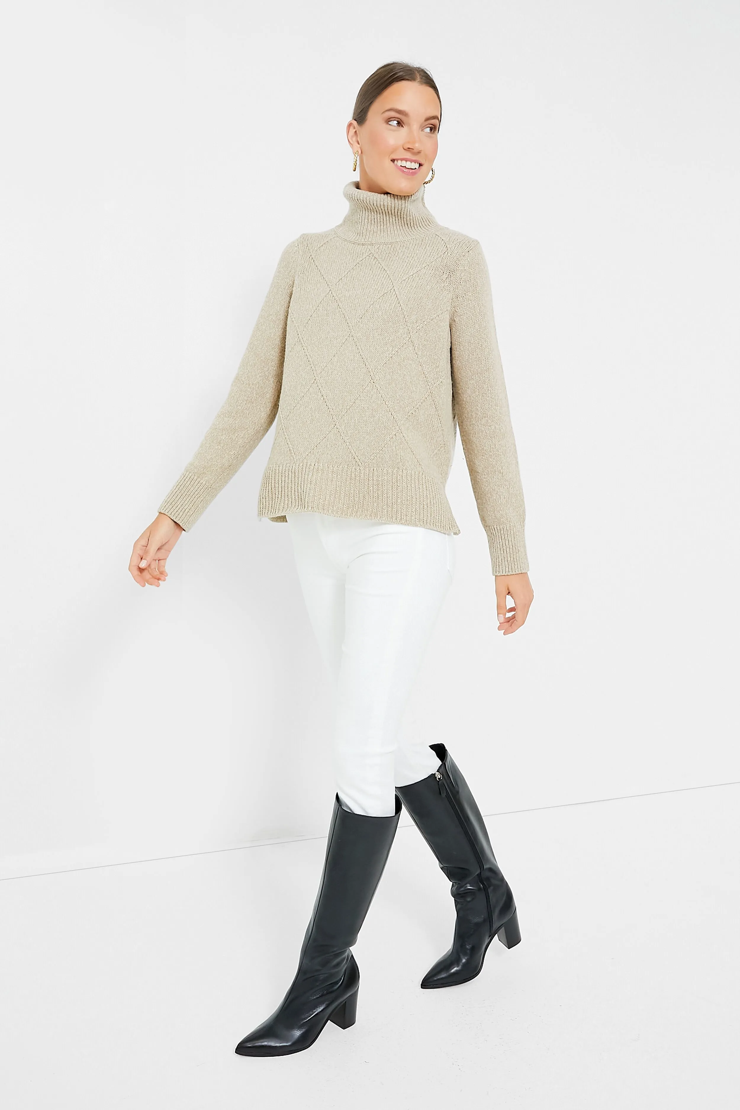 Light Fawn Laverne Knit Sweater