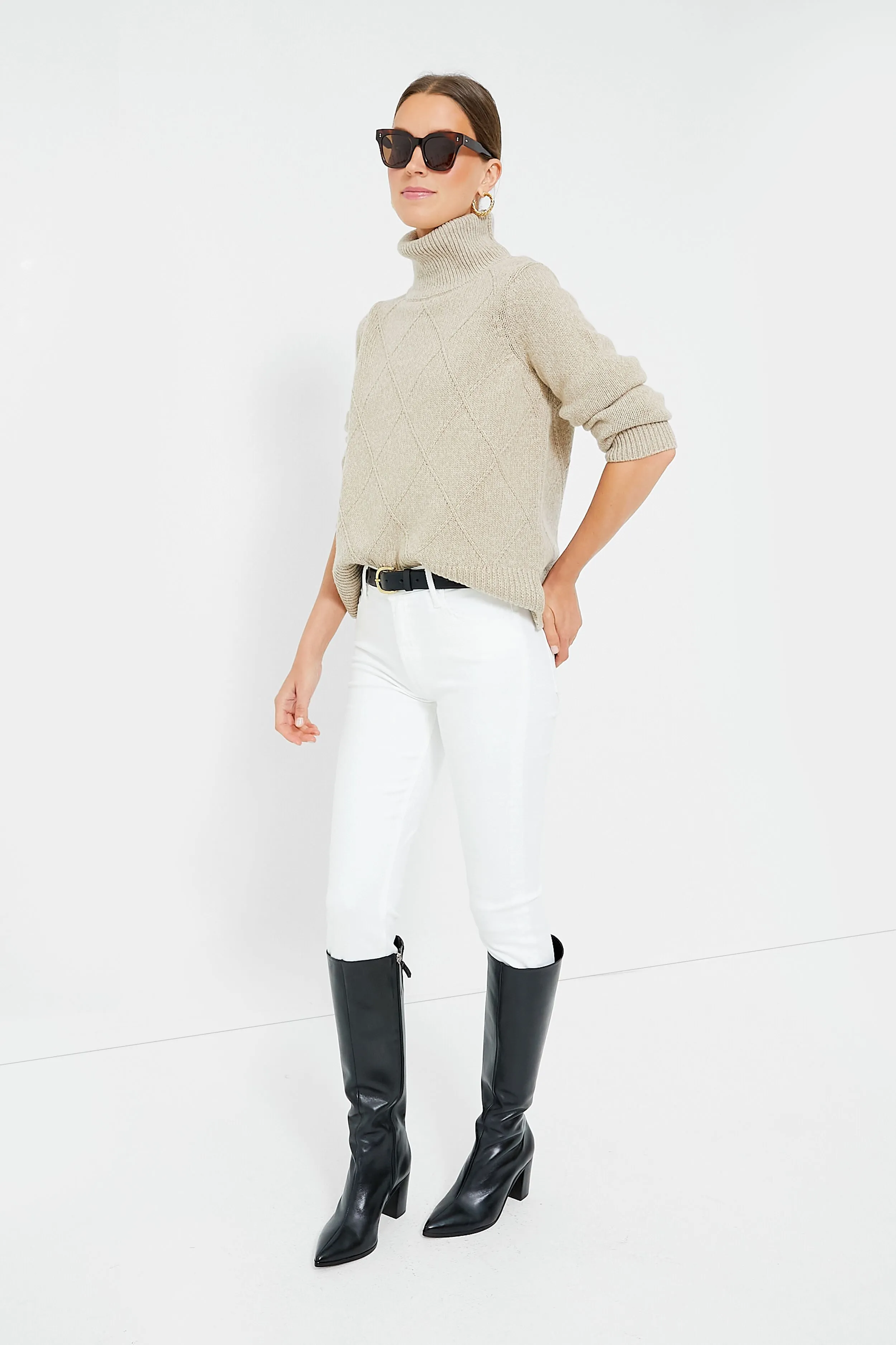 Light Fawn Laverne Knit Sweater