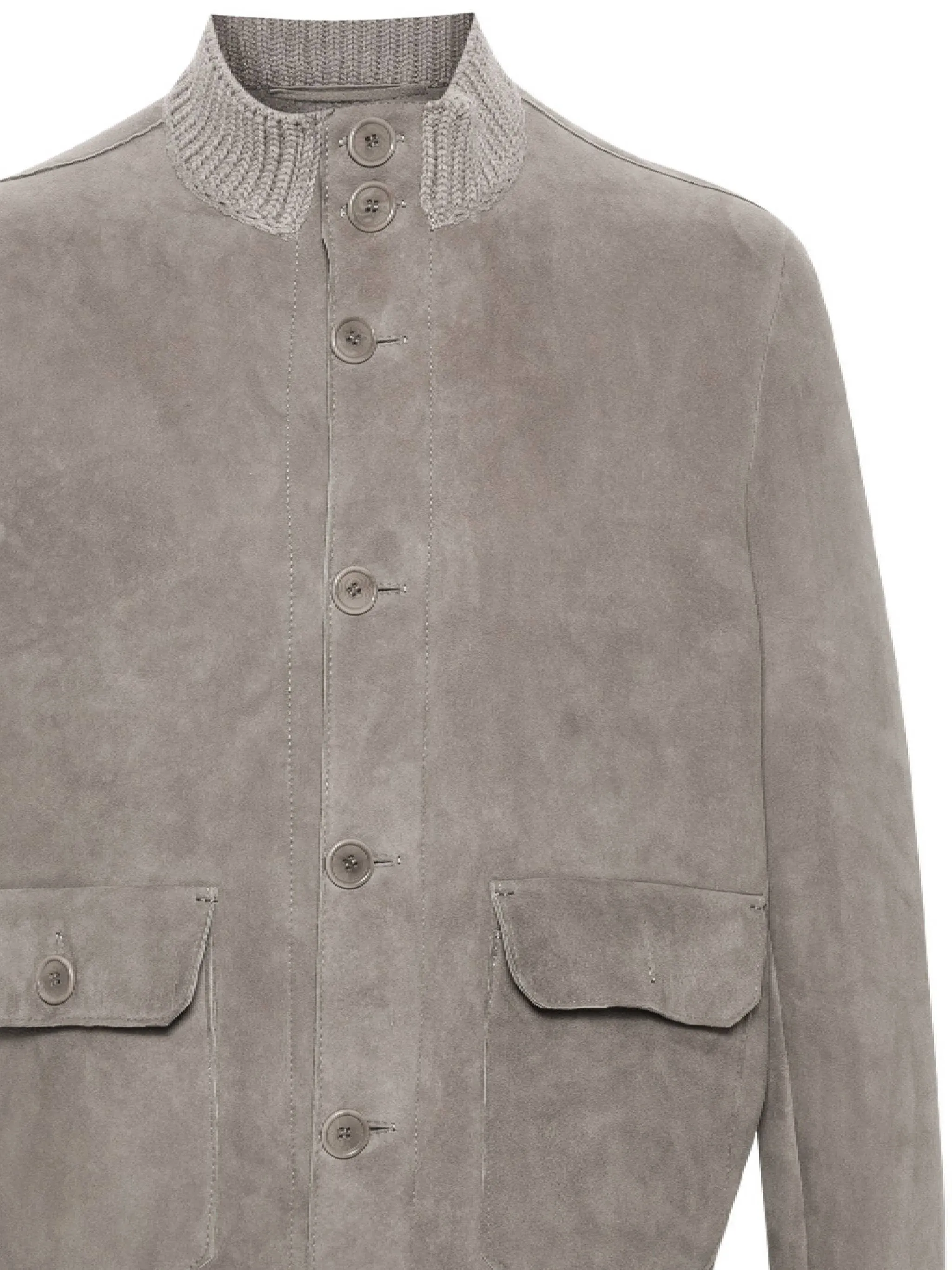 Light Grey Sheepskin Shearling Jacket