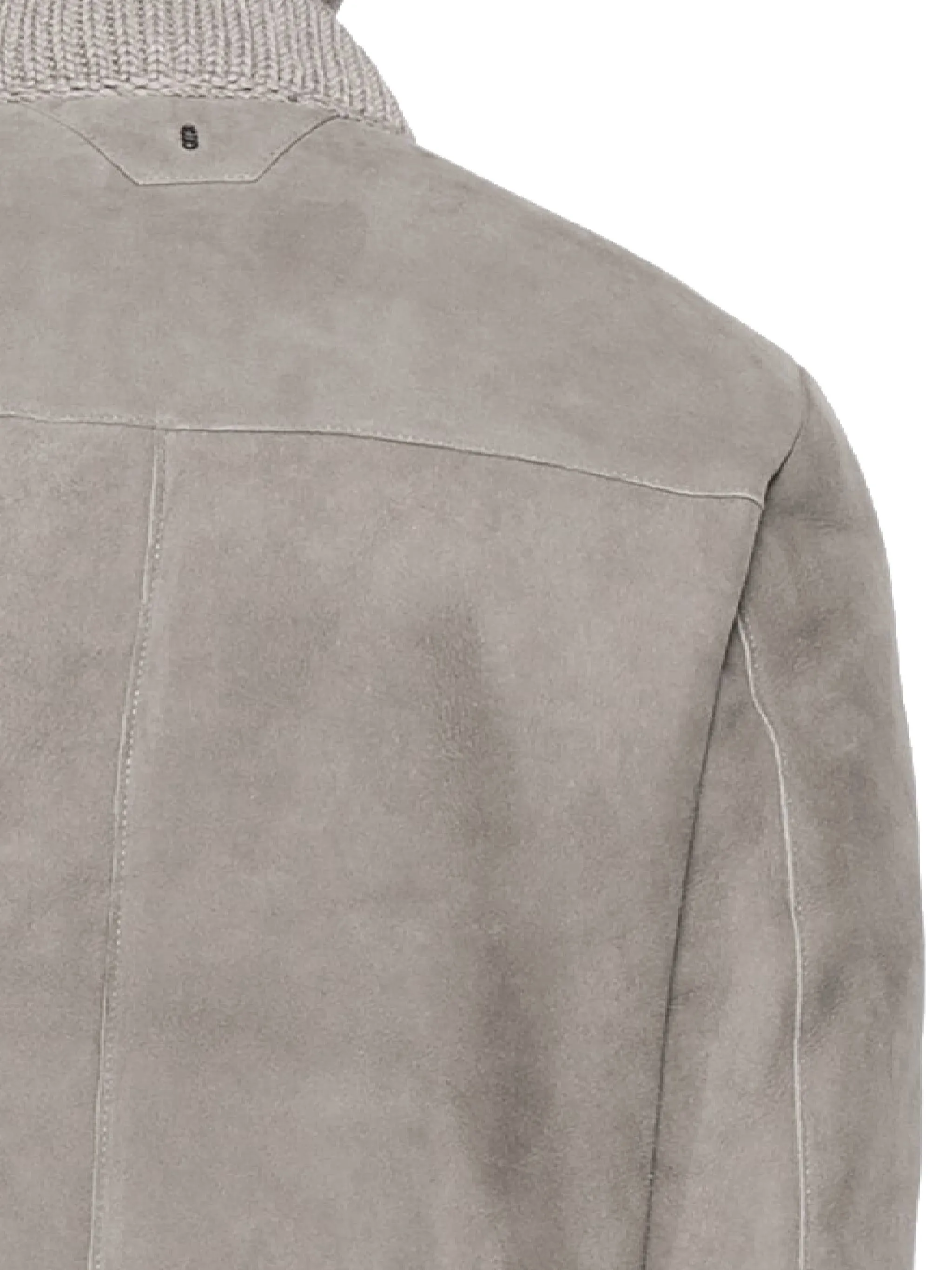 Light Grey Sheepskin Shearling Jacket