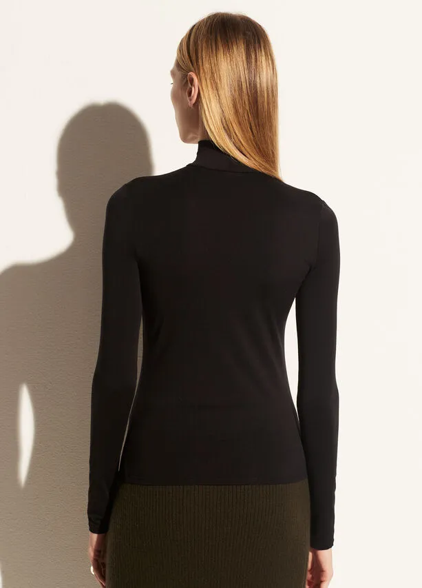 Long Sleeve Turtleneck - Black