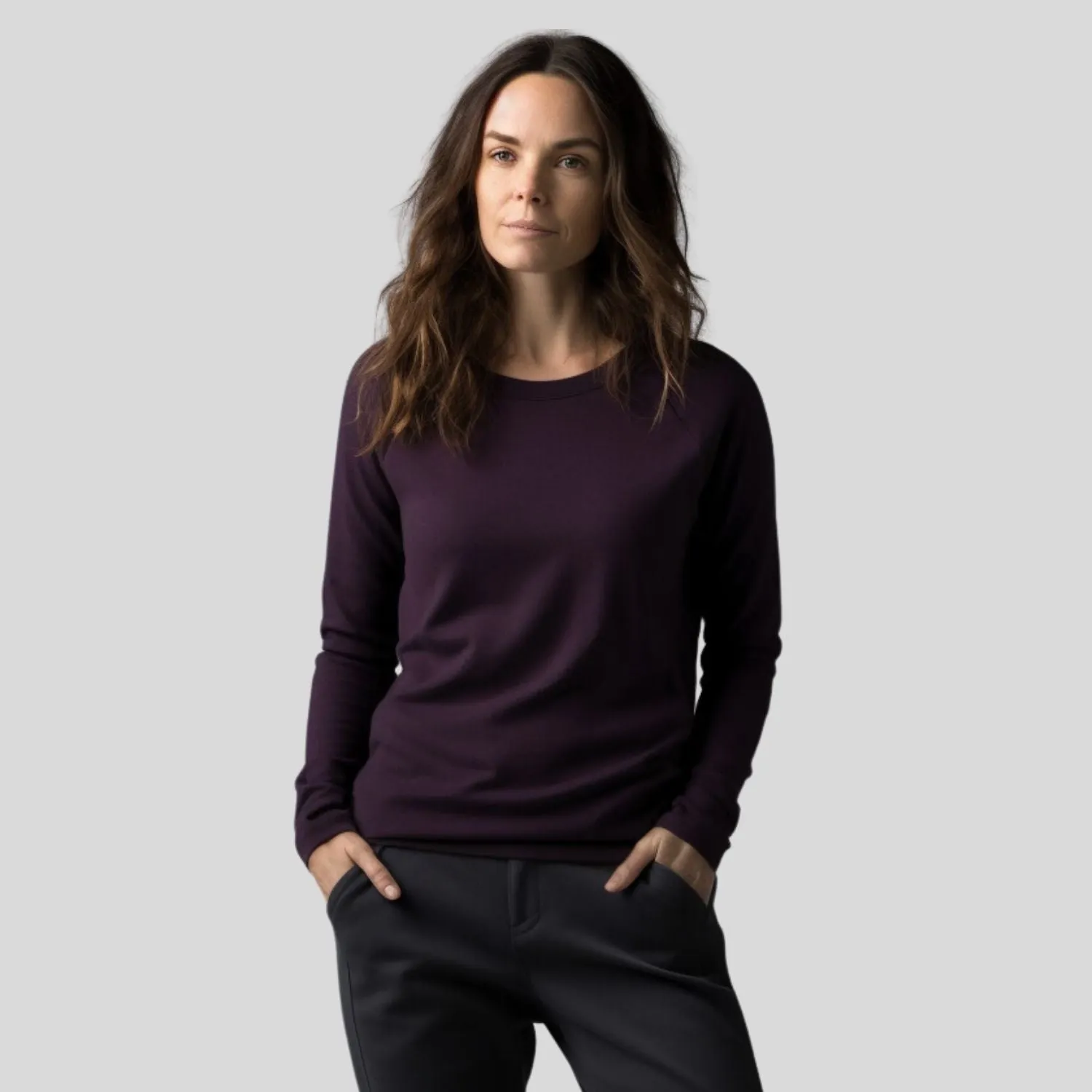 Long sweatshirt - organic cotton or wool jersey