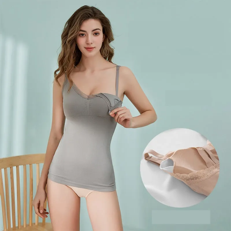 Long Tank Top Bra For Maternity Nursing