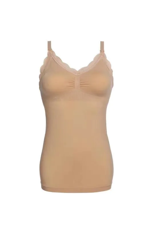 Long Tank Top Bra For Maternity Nursing