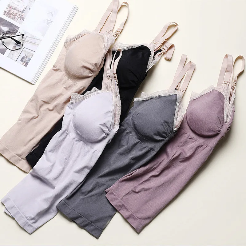 Long Tank Top Bra For Maternity Nursing