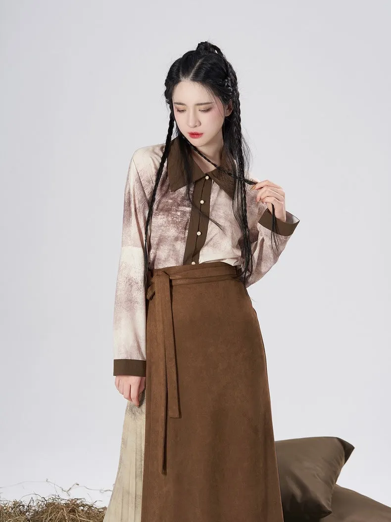 Maggie Modern Chinese Hanfu Skirt