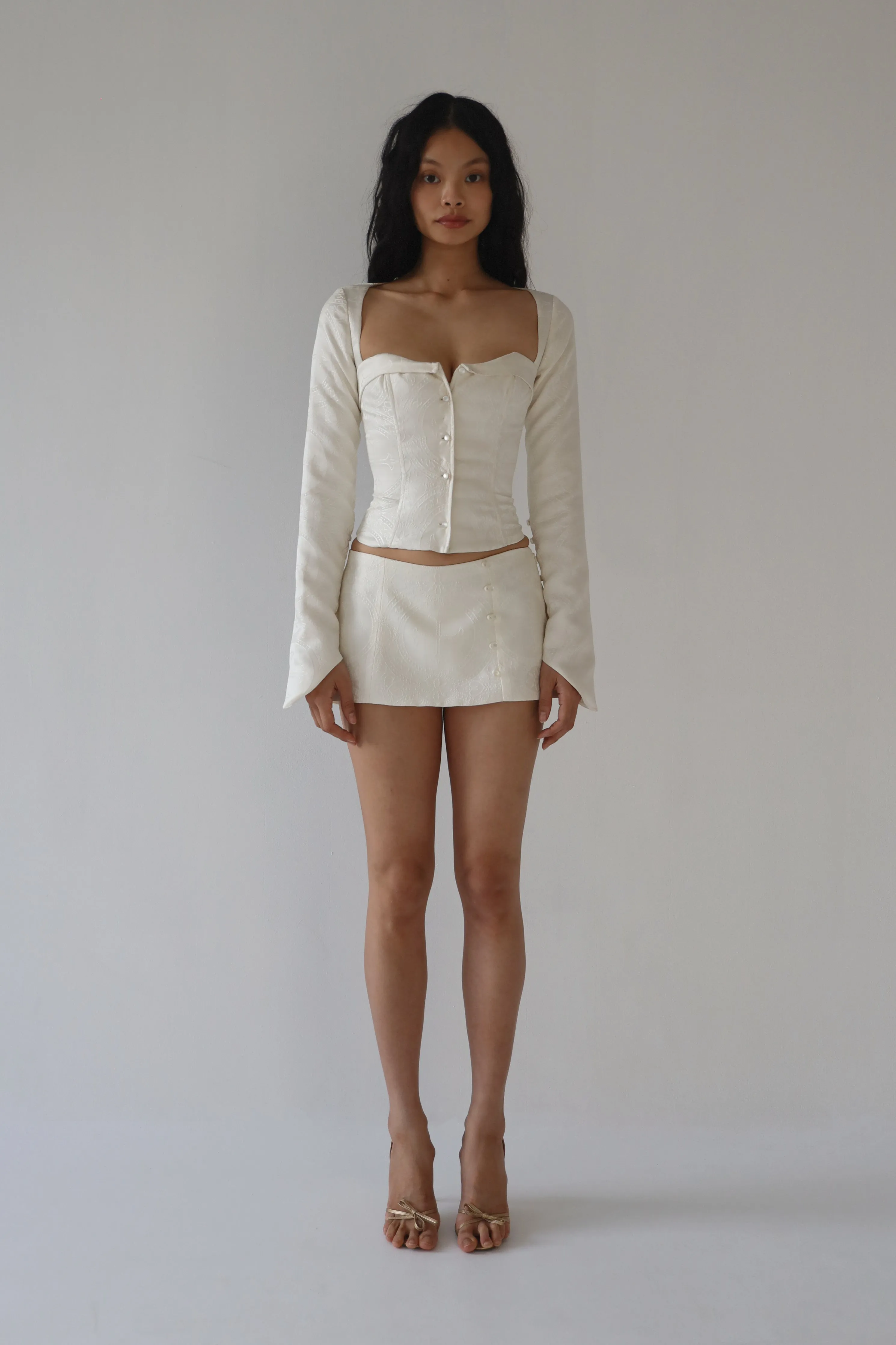 Medici Micro Skort Pearl