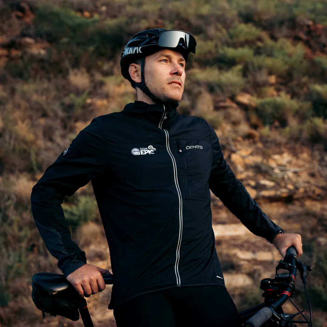 Men's Absa Cape Epic Lightweight Cycling Jacket (Black)