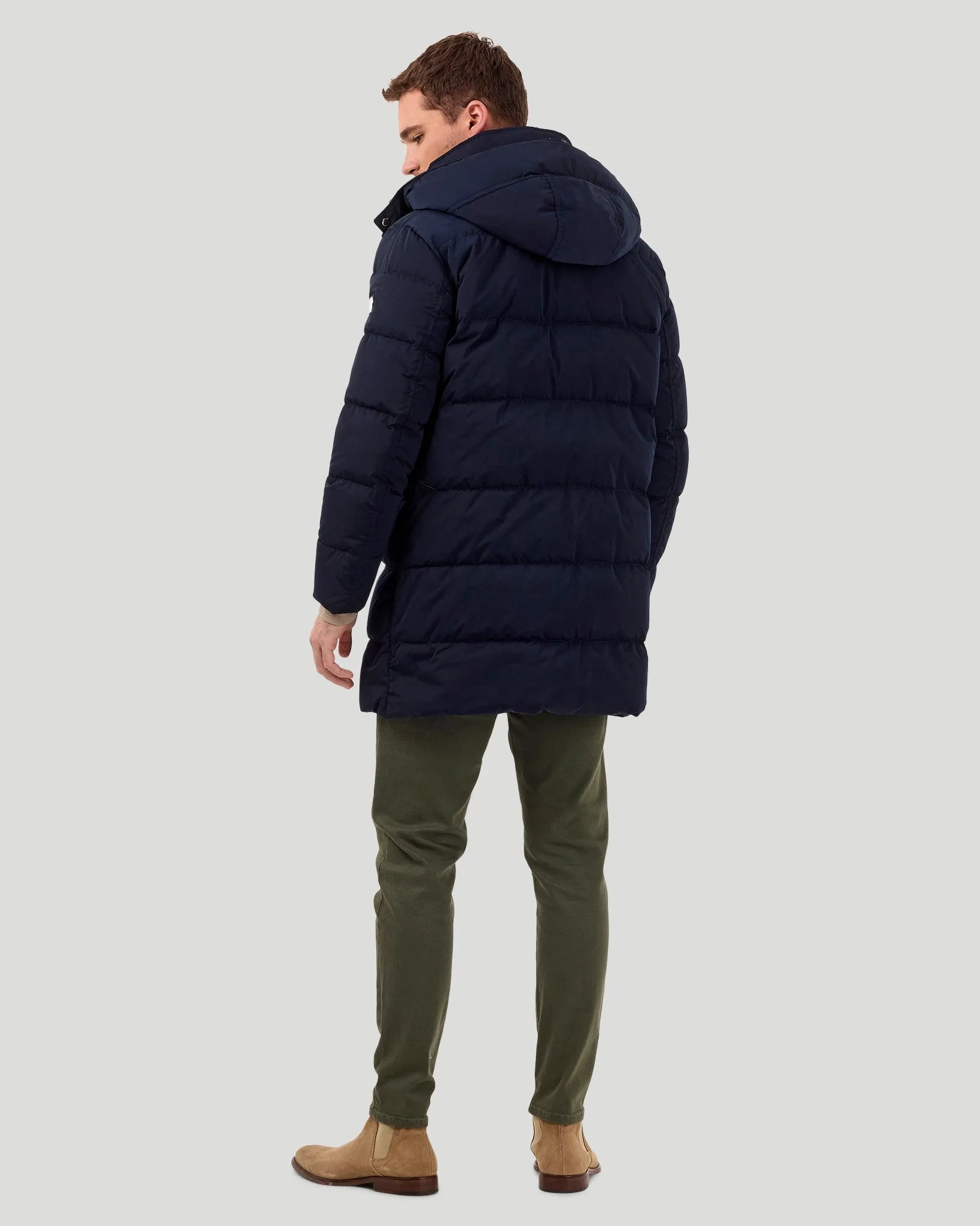 Men's Après-Ski Parka with Detachable Select Shearling Lamb Collar