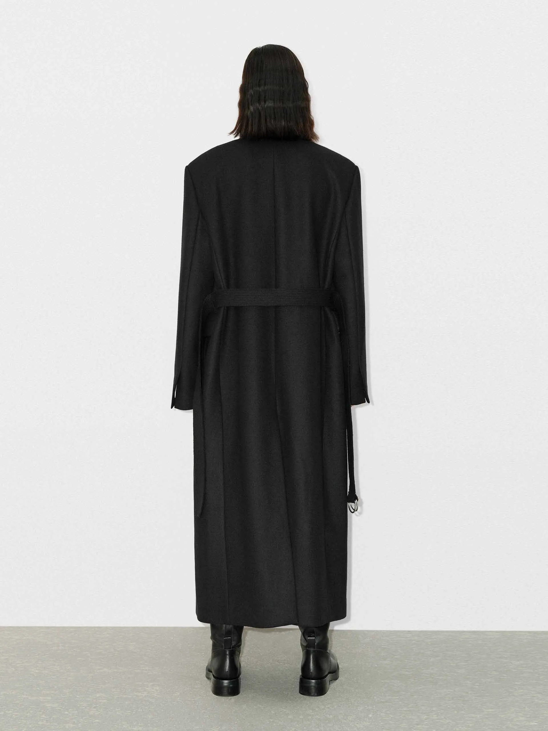 Merino Wool Long Coat